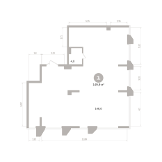 149.00 м² | 13 - 21 эт. 00