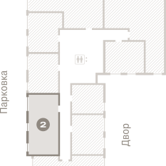 55.00 м² | 8 - 9 эт. 10