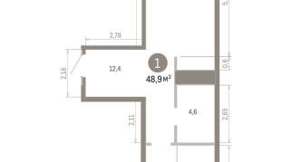 48.00 м² | 6 - 8 эт.