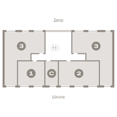 20.00 м² | 6 - 9 эт. 80