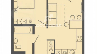 1-к квартира | 32.20 м² | 7 - 18 эт.