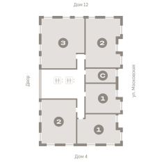 81.00 м² | 14 - 16 эт. 00