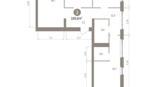 100.00 м² | 2 - 7 эт.