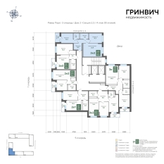 65.57 м² | 4 - 24 эт. 01