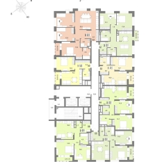 58.50 м² | 9 - 23 эт. 00