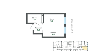 25.15 м² | 3 - 25 эт.