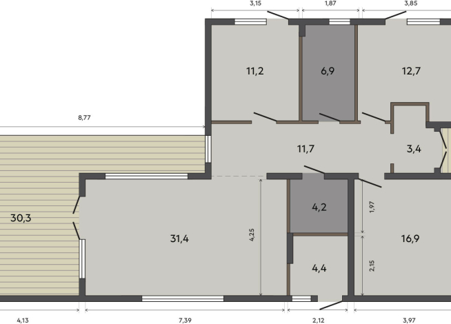 143.30 м²