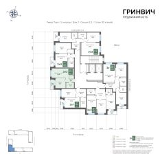 40.29 м² | 3 - 24 эт. 01