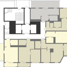 45.70 м² | 18 - 19 эт. 01