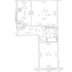 2-к квартира | 43.30 м² | 6 - 9 эт. 00