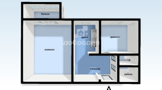 2-к квартира | 42.70 м² | 5 - 9 эт.