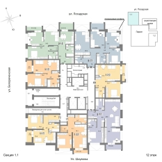 83.00 м² | 12 - 25 эт. 00