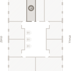 33.00 м² | 9 - 25 эт. 01