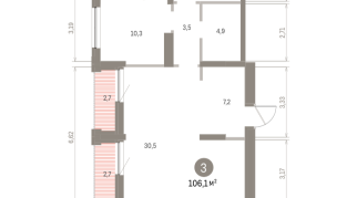106.00 м² | 16 - 16 эт.