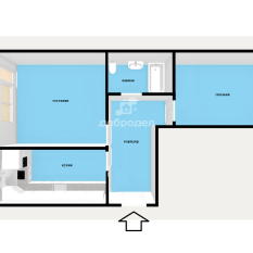 2-к квартира | 43.50 м² | 2 - 5 эт. 41