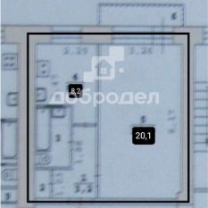 1-к квартира | 33.30 м² | 2 - 9 эт. 61
