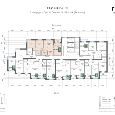 76.66 м² | 19 - 24 эт. 01