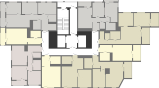 55.10 м² | 7 - 19 эт.