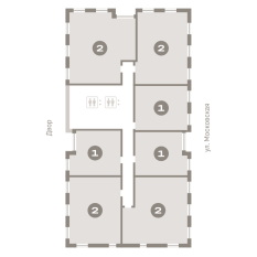 85.00 м² | 11 - 17 эт. 110