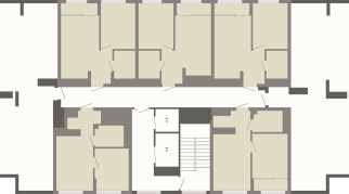 35.70 м² | 12 - 15 эт.