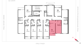 35.50 м² | 3 - 13 эт.