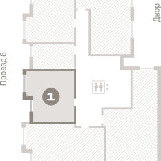 39.00 м² | 2 - 9 эт. 01