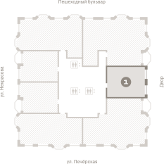 49.00 м² | 16 - 24 эт. 01