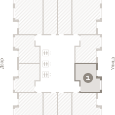 33.00 м² | 19 - 25 эт. 01