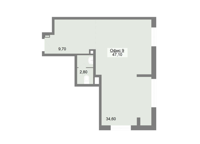 47.10 м² | 2 - 10 эт.