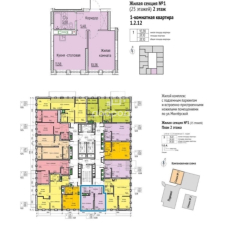 1-к квартира | 31.40 м² | 2 - 25 эт. 00