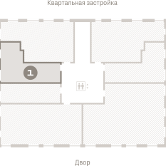 41.00 м² | 2 - 8 эт. 01