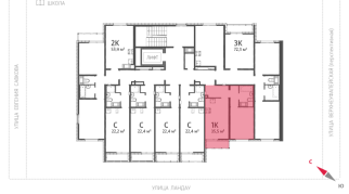 35.50 м² | 2 - 13 эт.
