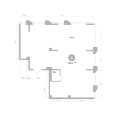 149.00 м² | 16 - 25 эт. 00