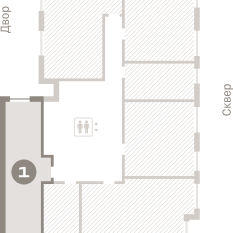 44.00 м² | 2 - 9 эт. 01