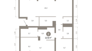 117.00 м² | 6 - 7 эт.