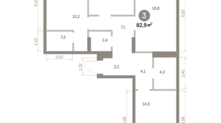 82.00 м² | 2 - 9 эт.