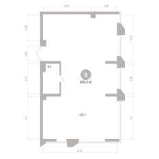108.00 м² | 5 - 21 эт. 01