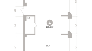 108.00 м² | 5 - 21 эт.