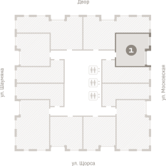 44.00 м² | 13 - 24 эт. 01