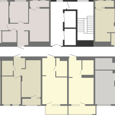 61.80 м² | 3 - 19 эт. 01