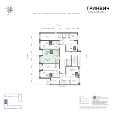 44.02 м² | 5 - 24 эт. 01