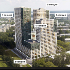 2-к квартира | 64.00 м² | 8 - 12 эт. 00