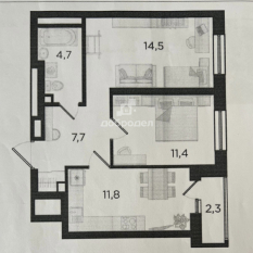 50.00 м² | 25 - 29 эт. 70