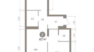 67.00 м² | 5 - 7 эт.