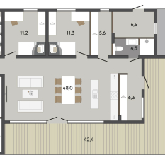 198.70 м² 60