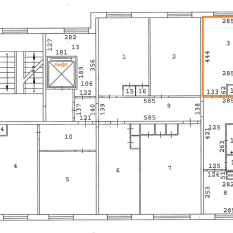 Комната | 12.40 м² | 8 - 9 эт. 11