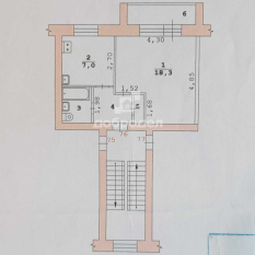 1-к квартира | 32.50 м² | 5 - 5 эт. 61