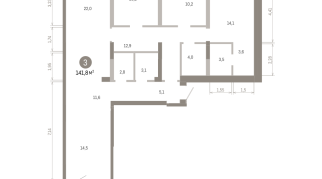 141.00 м² | 2 - 9 эт.