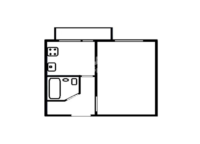 1-к квартира | 28.70 м² | 8 - 9 эт.