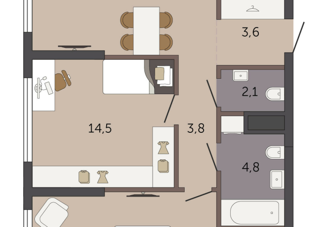 69.20 м² | 10 - 32 эт.